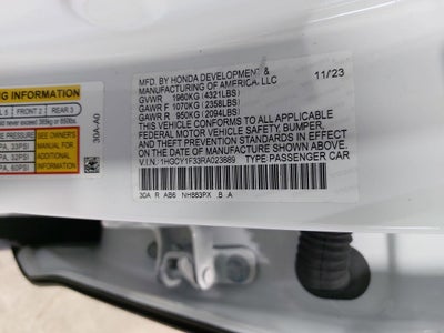 2024 Honda Accord EX