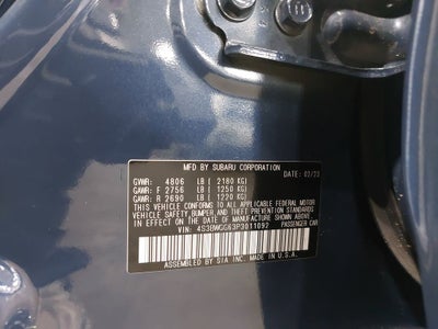 2023 Subaru Legacy Sport