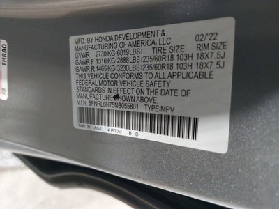 2022 Honda Odyssey EX-L