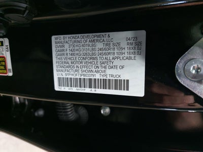 2023 Honda Ridgeline RTL-E