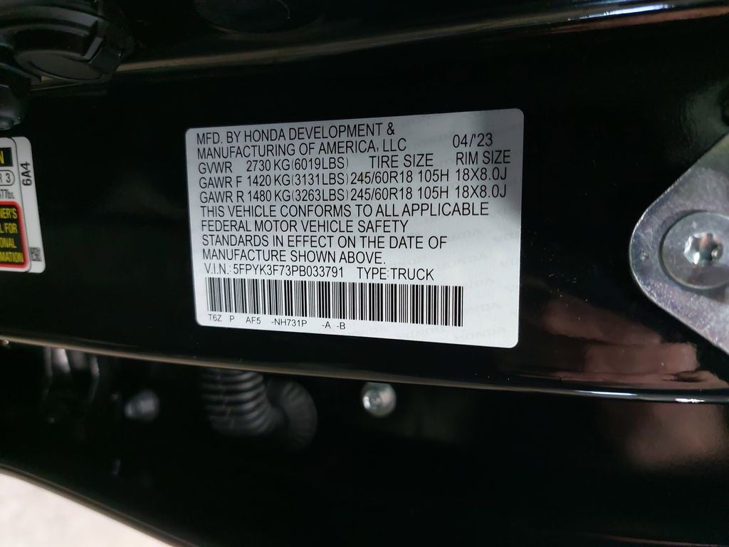 2023 Honda Ridgeline RTL-E