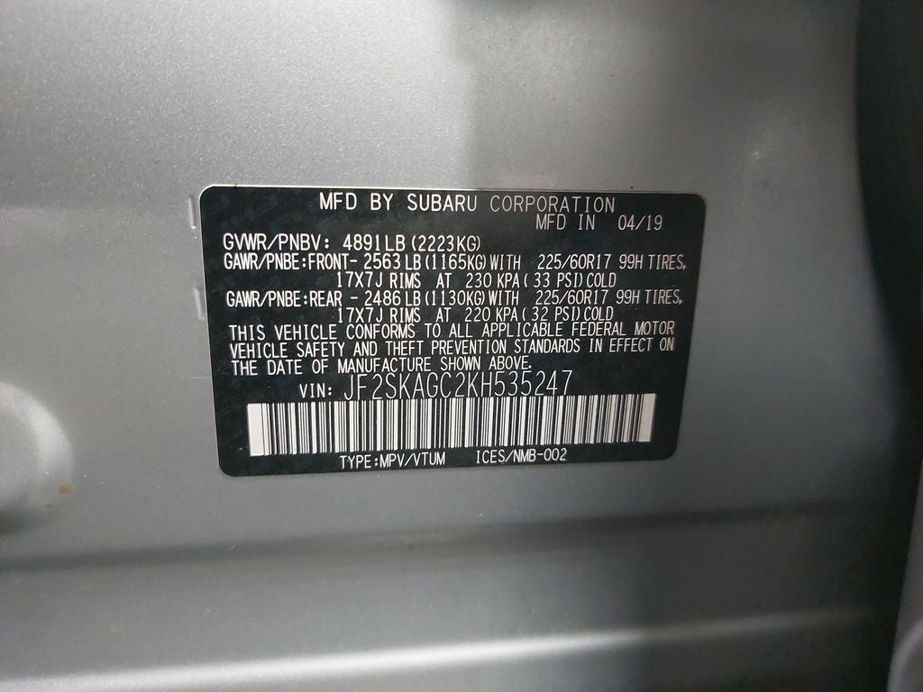 2019 Subaru Forester Premium