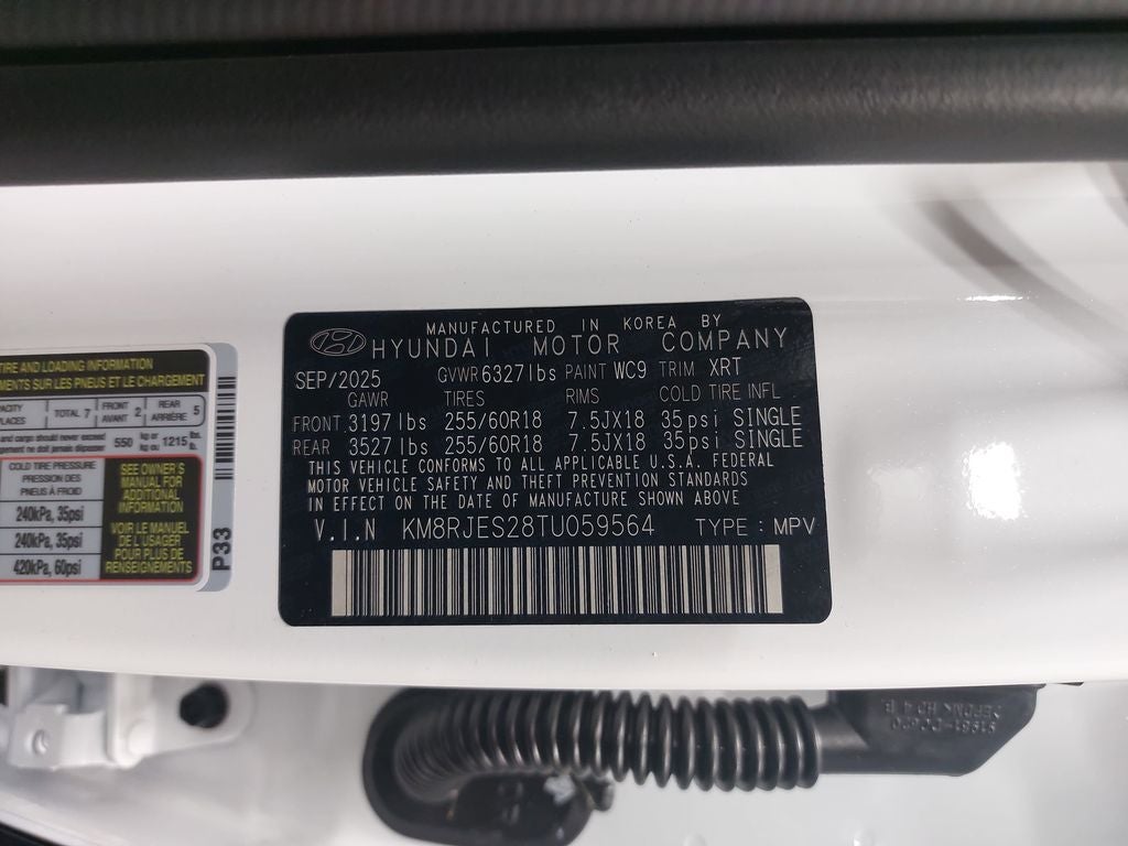 2026 Hyundai PALISADE XRT PRO