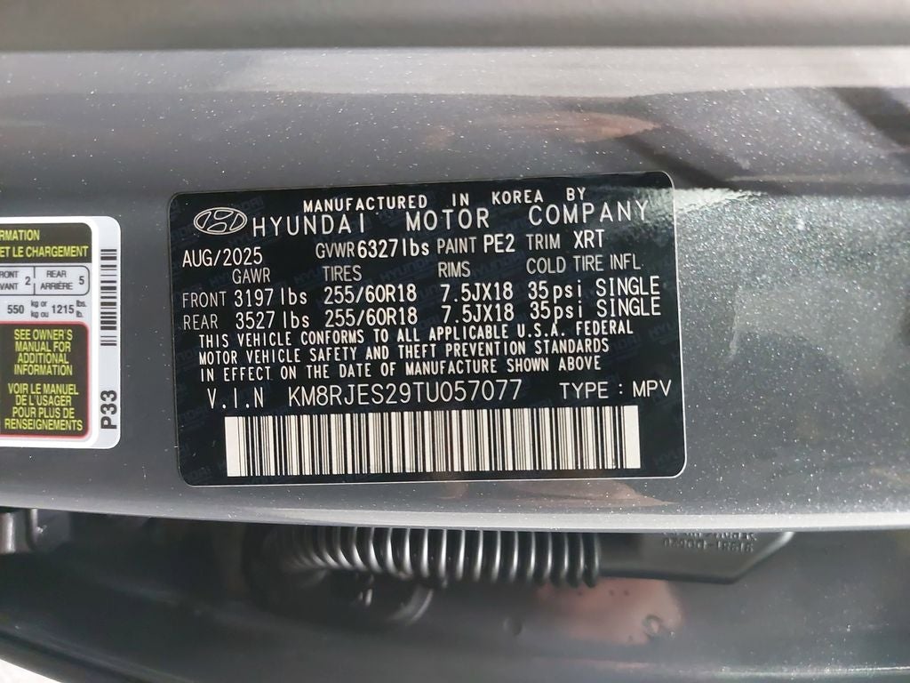 2026 Hyundai PALISADE XRT PRO