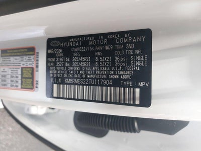 2026 Hyundai PALISADE Calligraphy