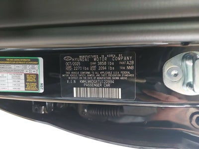 2026 Hyundai ELANTRA SEL Sport