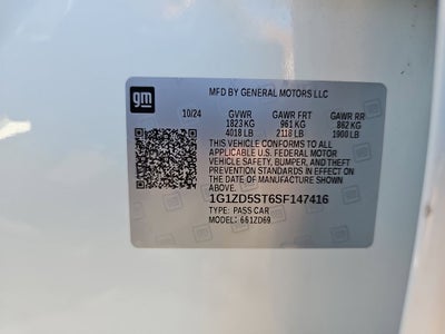 2025 Chevrolet Malibu LT 1LT