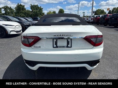 2017 Maserati GranTurismo MC CONVERTIBLE