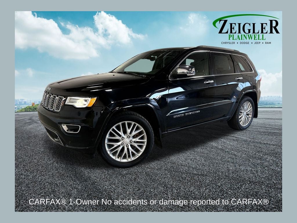 2018 Jeep Grand Cherokee Overland Advanced Active Safety Group