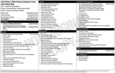 2019 RAM 1500 Classic Express