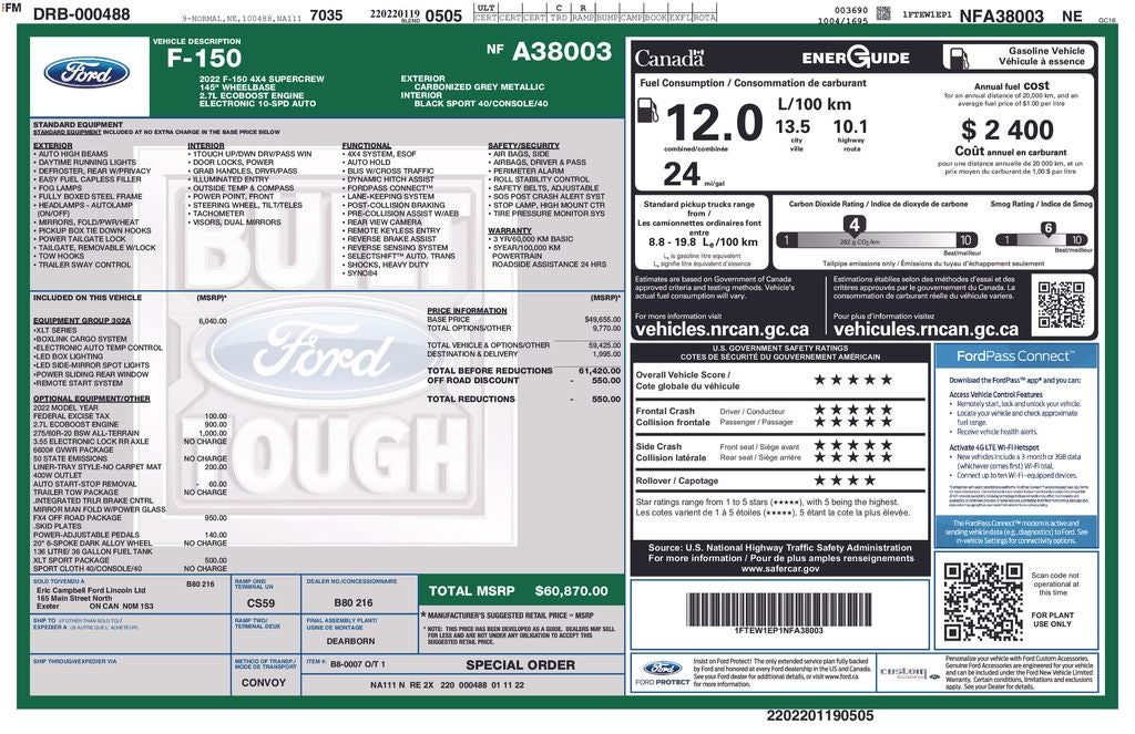 2022 Ford F-150 XLT