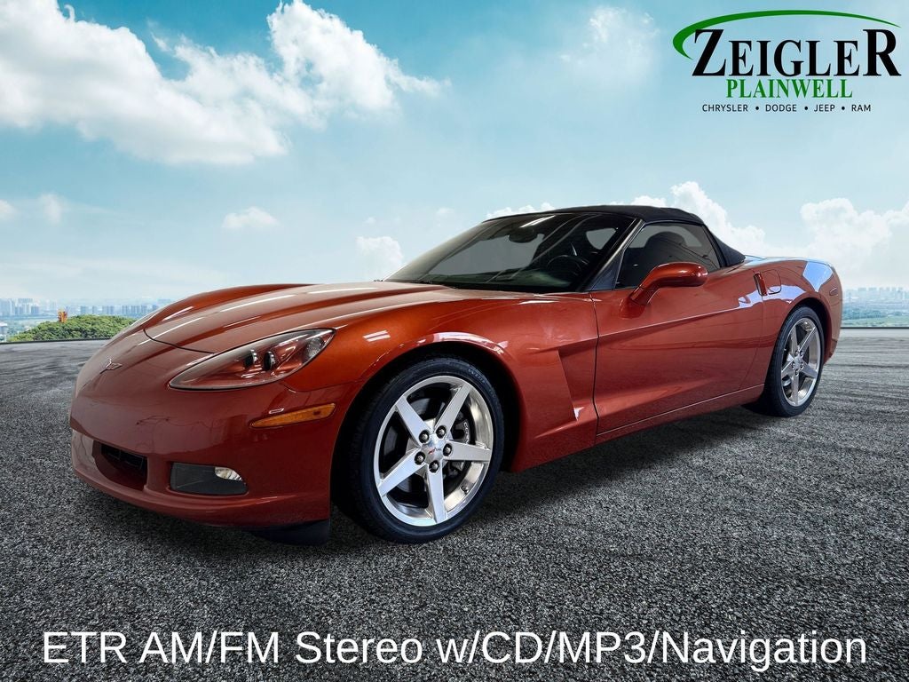 2005 Chevrolet Corvette Base ETR AM/FM Stereo w/CD/MP3/Navigation