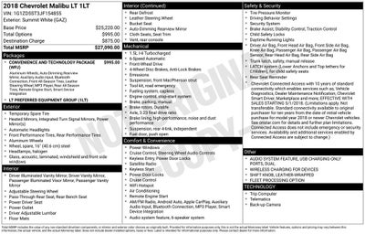 2018 Chevrolet Malibu LT