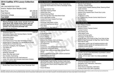 2016 Cadillac XTS Luxury