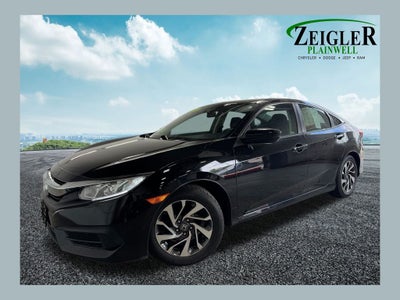 2016 Honda Civic EX Radio: 180-Watt AM/FM Audio System
