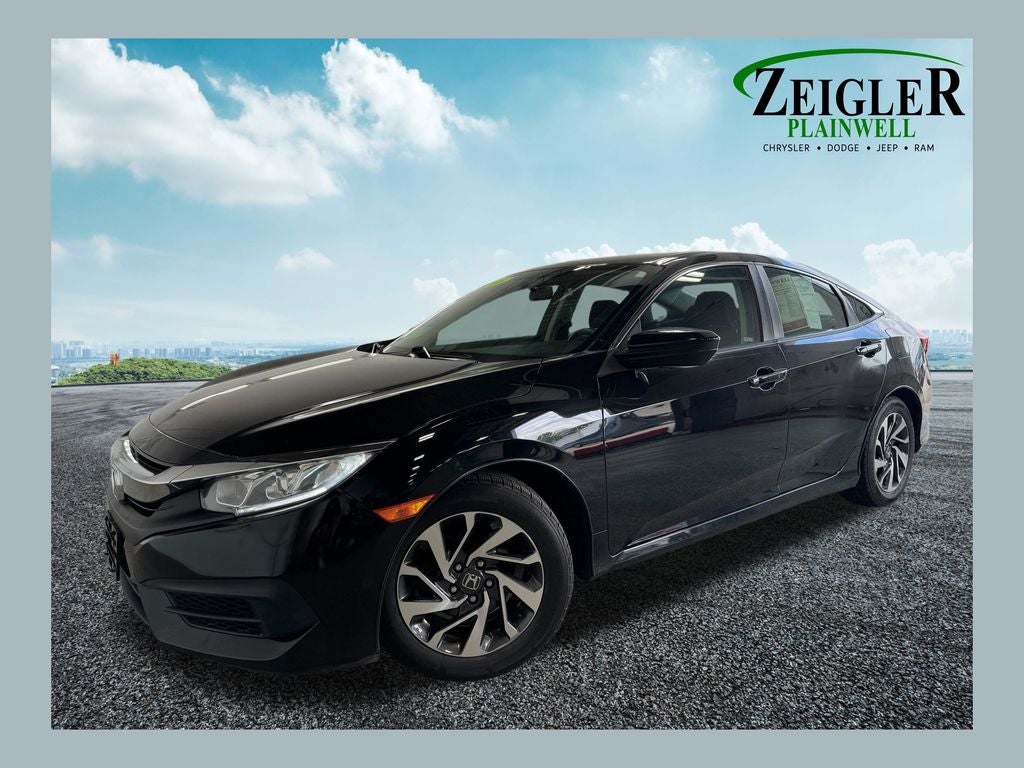 2016 Honda Civic EX Radio: 180-Watt AM/FM Audio System
