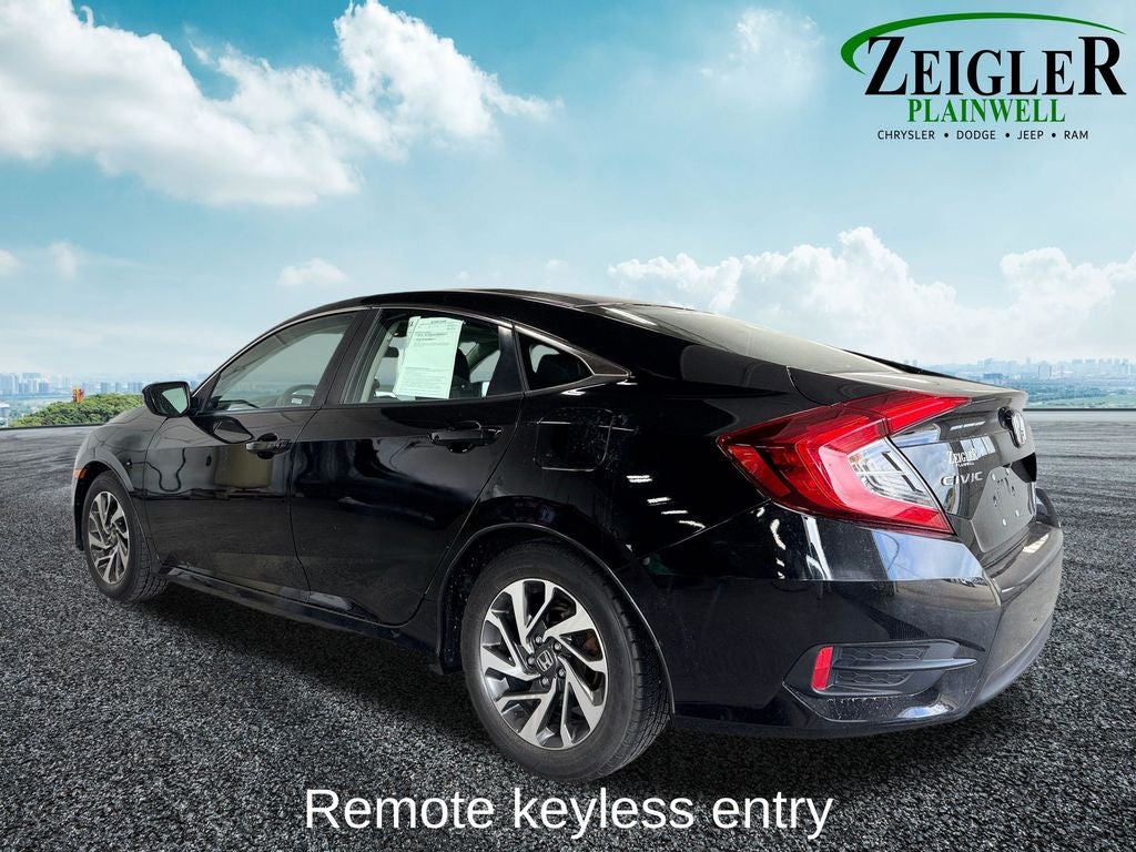 2016 Honda Civic EX Radio: 180-Watt AM/FM Audio System