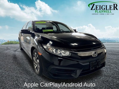 2016 Honda Civic EX Radio: 180-Watt AM/FM Audio System