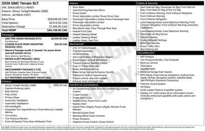 2020 GMC Terrain SLT