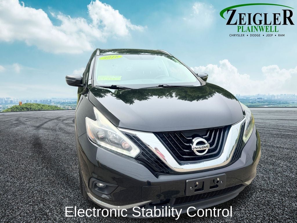 2018 Nissan Murano SL Panoramic Moonroof