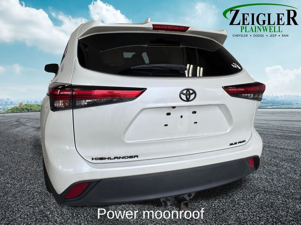2020 Toyota Highlander XLE Power moonroof