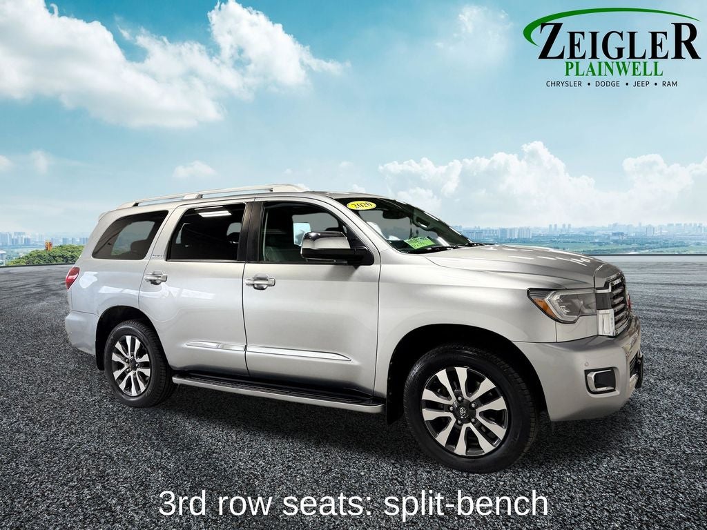 2020 Toyota Sequoia Limited Power moonroof