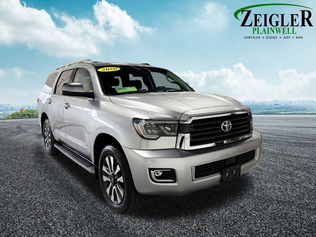 2020 Toyota Sequoia Limited Power moonroof