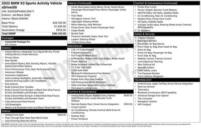 2022 BMW X3 xDrive30i