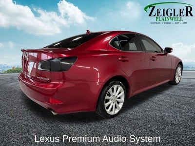 2009 Lexus IS 250 Mark Levinson Premium Audio Package