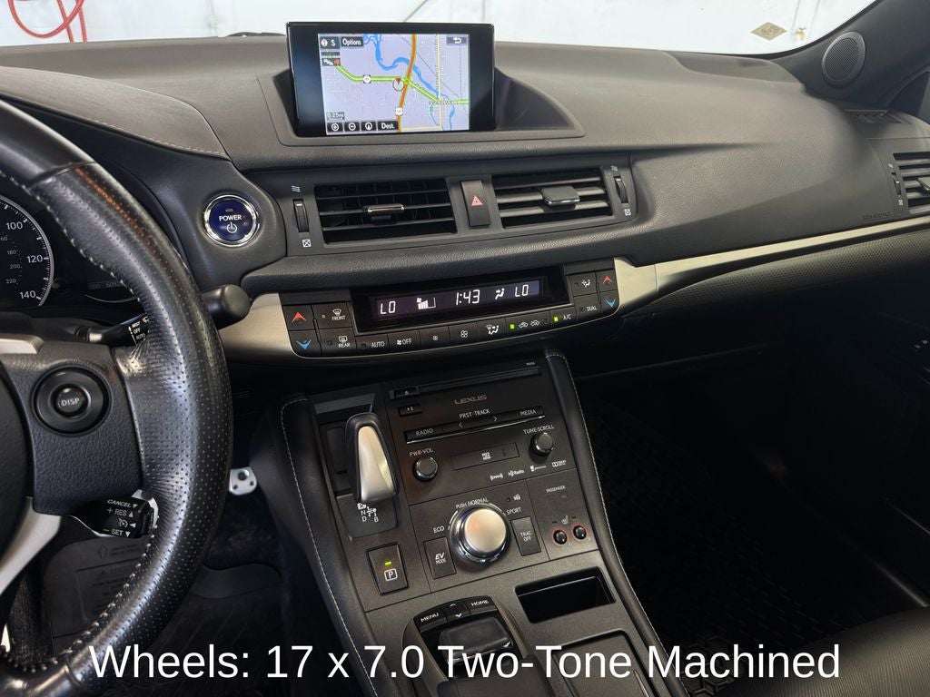 2016 Lexus CT 200h F Sport Premium Package for Navigation