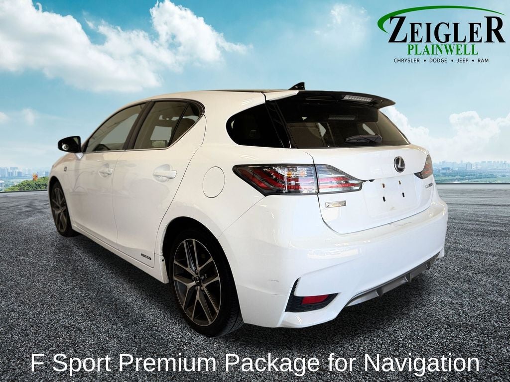 2016 Lexus CT 200h F Sport Premium Package for Navigation