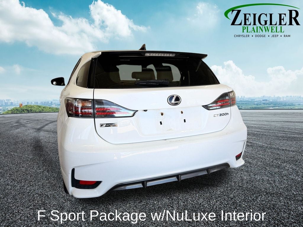 2016 Lexus CT 200h F Sport Premium Package for Navigation