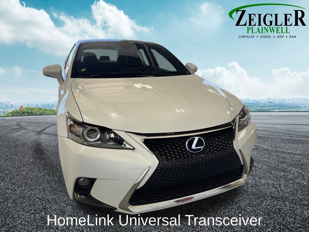 2016 Lexus CT 200h F Sport Premium Package for Navigation