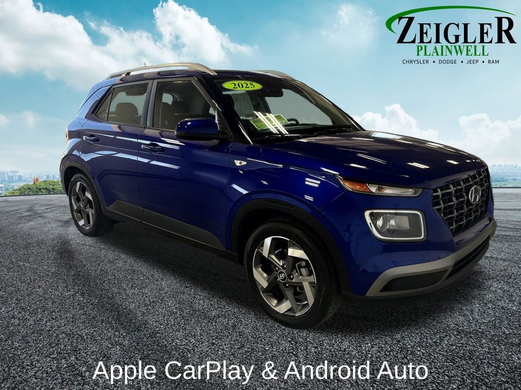 2025 Hyundai VENUE SEL Apple Carplay & Android Auto