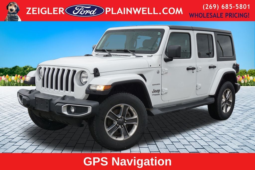 2020 Jeep Wrangler Unlimited Sahara V6 Heated Leather Navigation Rear Camera Hard Top
