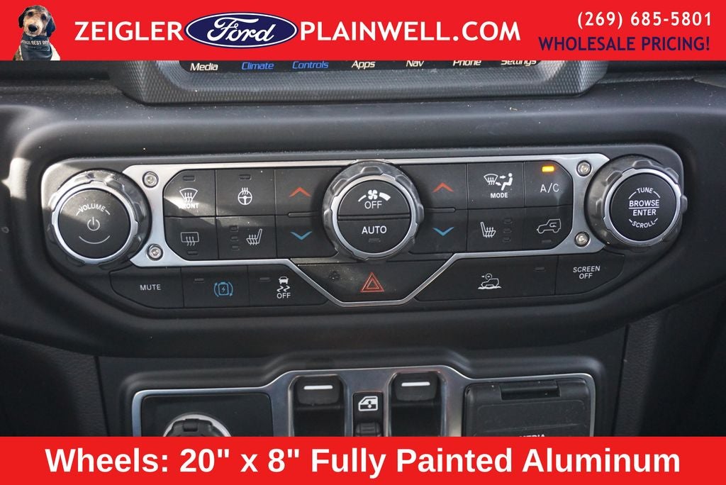 2022 Jeep Wrangler Unlimited Sahara 4xe Cold Weather Pkg 3 Piece Hard Top