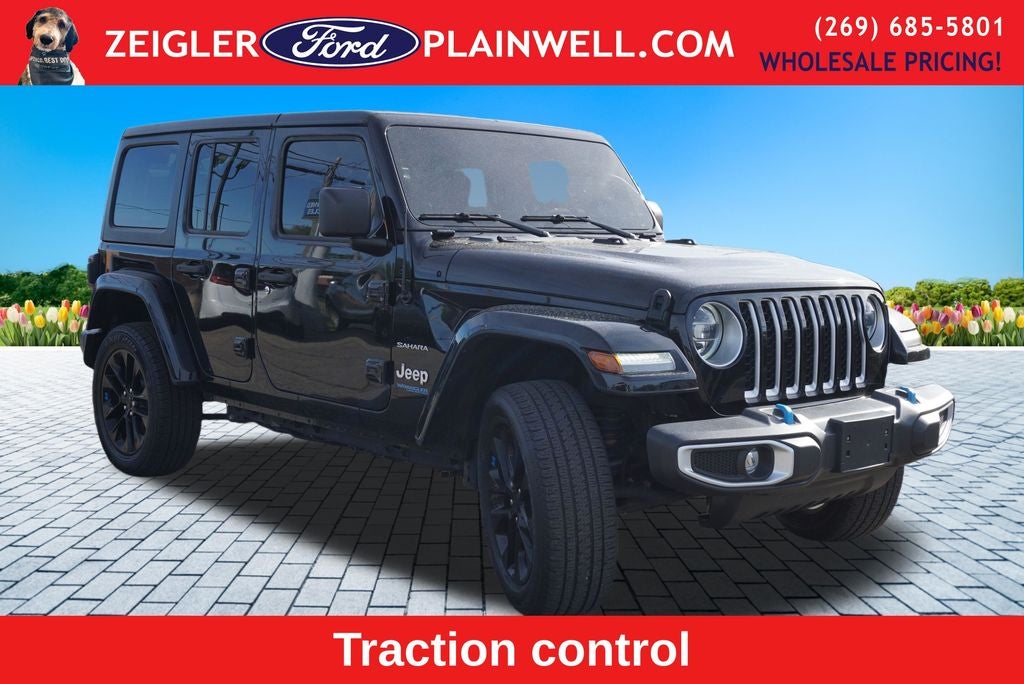 2022 Jeep Wrangler Unlimited Sahara 4xe Cold Weather Pkg 3 Piece Hard Top