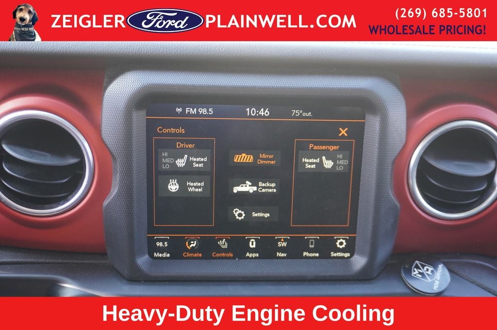 2020 Jeep Gladiator Rubicon V6 Navigation w/8.4" Display Keyless Entry Safety