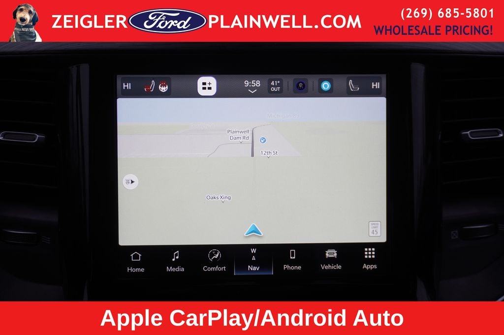 2023 RAM 1500 Laramie CREW CAB 4x4 Navigation Heated Front Leather Heate