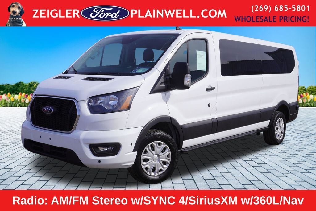 2024 Ford Transit-350 XLT 12 Passenger Bliss Co Pilot 360 R Camera