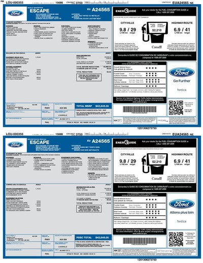 2014 Ford Escape Titanium PANORAMIC ROOF AWD LEATHER REAR SENSORS SYNC