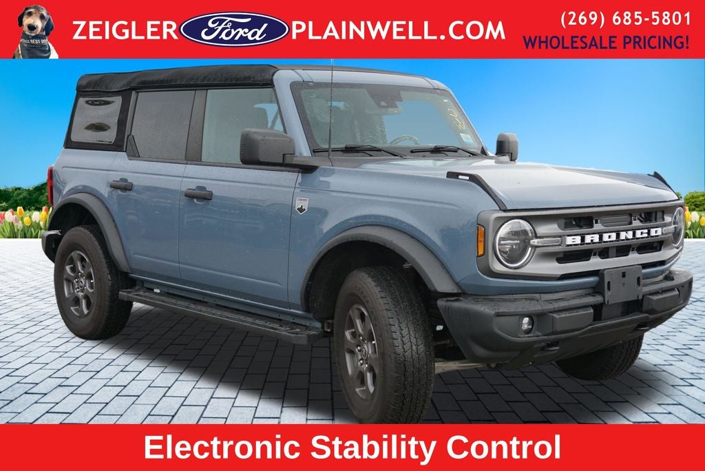 2023 Ford Bronco Big Bend 222A MID PKG REMOTE START 2.3L ECOBOOST10 SPED TRA