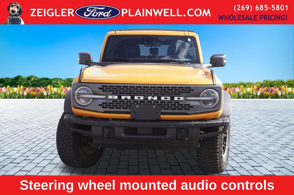 2022 Ford Bronco Badlands ADVANCED SASQUATCH MID HIG & LUX PKG LEATHER NAV