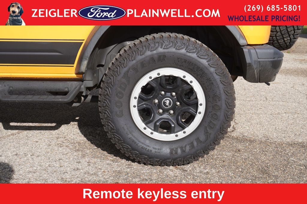 2022 Ford Bronco Badlands ADVANCED SASQUATCH MID HIG & LUX PKG LEATHER NAV