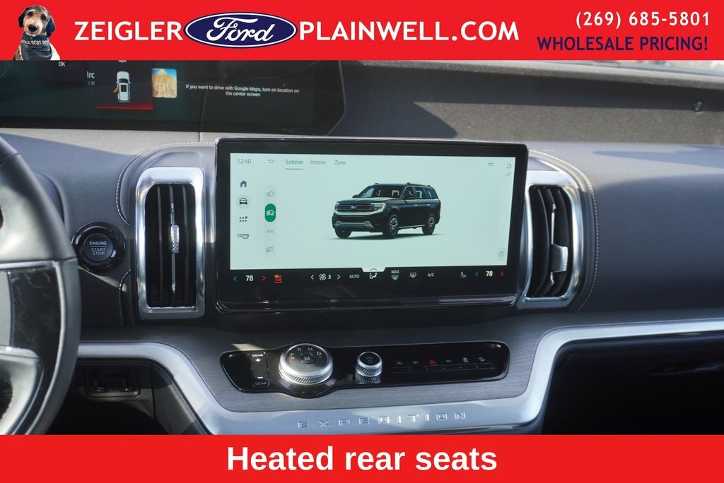 2025 Ford Expedition Max Platinum Panoramic Roof Heated Ventilated Memory Seats Co P