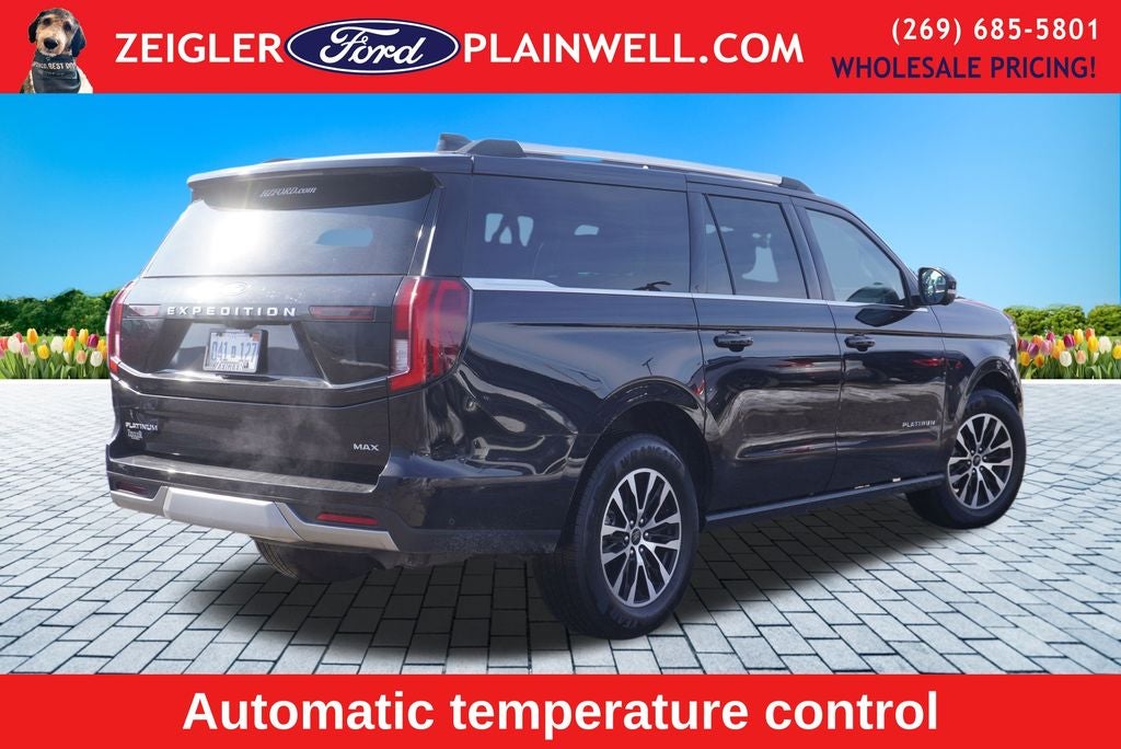 2025 Ford Expedition Max Platinum Panoramic Roof Heated Ventilated Memory Seats Co P