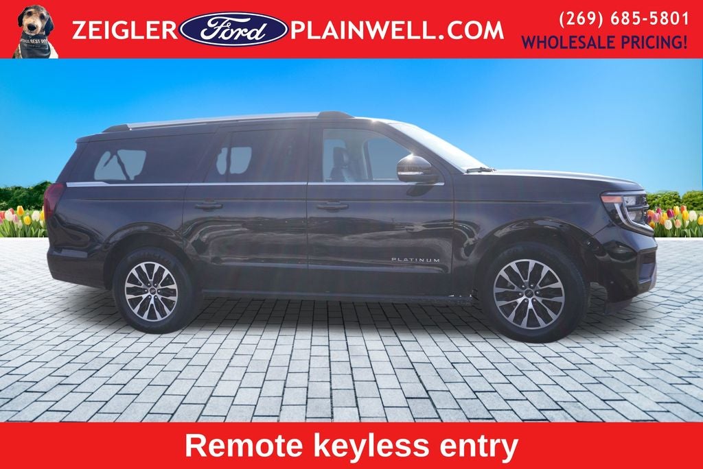 2025 Ford Expedition Max Platinum Panoramic Roof Heated Ventilated Memory Seats Co P