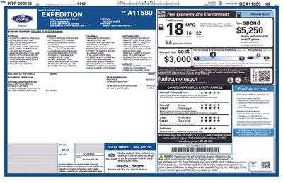 2024 Ford Expedition XLT 3.5 Liter ECOBOOST 4x4 Co Pilot 360 Rear Camera