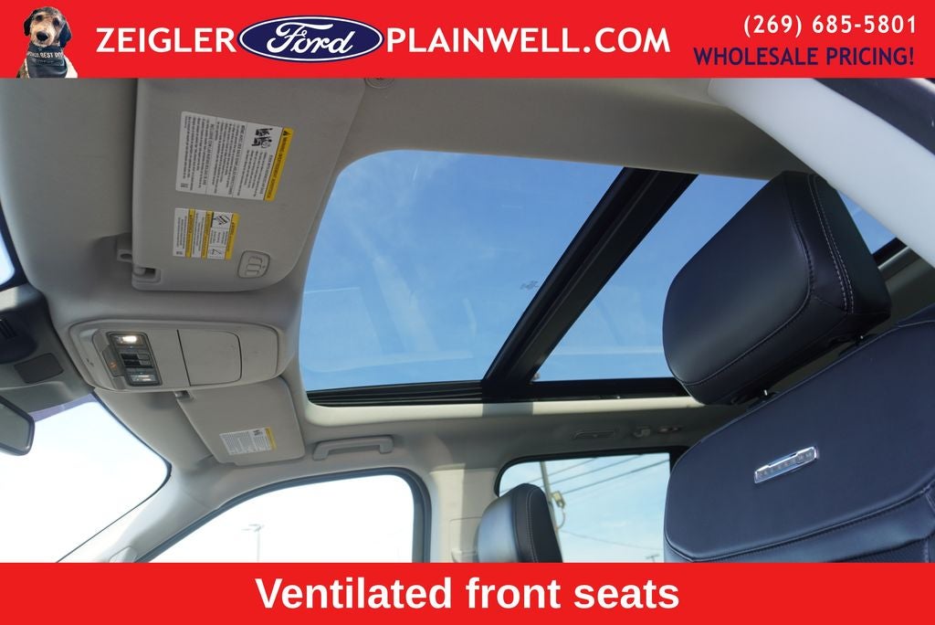 2025 Ford Expedition Platinum Panoramic Roof Heated Ventilated Memory Seats Co P
