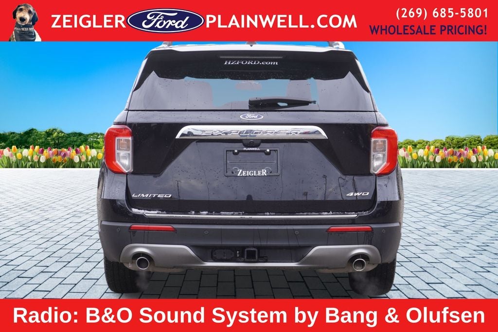 2023 Ford Explorer Limited AWD PANORAMIC ROOF HEATED LEATHER & STEERING REAR